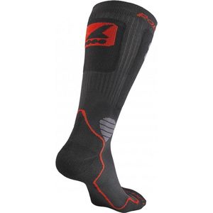 Rollerblade Unisex – volwassenen HIGH Performance Socks, zwart/rood