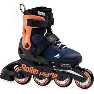 Rollerblade Inlineskates - Maat 36-40 - Unisex - zwart/oranje/donker blauw
