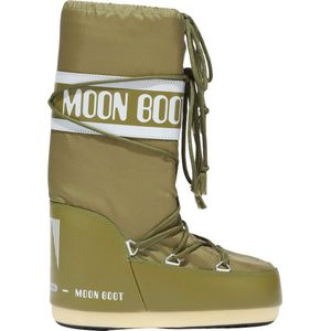 Moon Boot, Schoenen, Dames, Groen, 39 EU, Khaki Veter Winterlaarzen