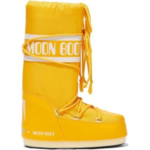 Moon Boot Icon Nylon Sneeuwlaarzen Geel Vrouw