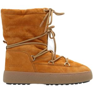 Moon Boot, Schoenen, Dames, Beige, 36 EU, Suède, Winterlaarzen