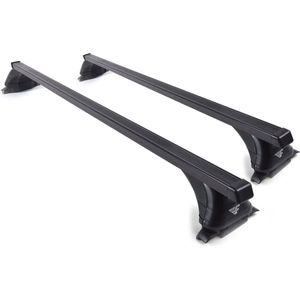 Dakdragers geschikt voor de Audi A4 Avant 2008 t/m2016 gesloten dakrailing – Staal Smal –75kg laadvermogen – Merk Farad