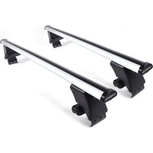 Dakdragers geschikt voor de Audi A3 hatchback 3d 2012 t/m 2019 glad dak - Aluminium - Hoog laadvermogen 100kg - Merk Farad