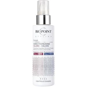 Biopoint Styling Serum zum Schutz von Wärme und Farbe, Schutz bis zu 230 ° vor Hitze des Föhns, Glätteisen und Lockenstab, und Farbschutz bis zu 1 Monat gegen Verblassen, 200 ml