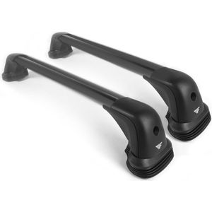 Dakdragers geschikt voor de Mercedes A -klasse 4drs (V177) vanaf 2018 met fixpoints - Aluminium - Hoog laadvermogen 100kg - Wingbar Zwart - Merk Farad