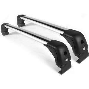 Dakdragers geschikt voor de Volkswagen ID.5 vanaf 2022 met glad dak - Aluminium - Hoog laadvermogen 100kg - Wingbar - Zilver - Merk Farad