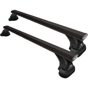Dakdragers geschikt voor de BMW 3 Touring E 91 2005 t/m 2010 5 deurs met fixpoints - Aluminium - Hoog laadvermogen 100kg - Wingbar Zwart - Merk Farad