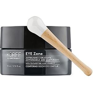 Korff Eye Zone contour voor ogen en ogen met hyaluronzuur en vitamine PP, anti-rimpel en hydraterend, 15 ml