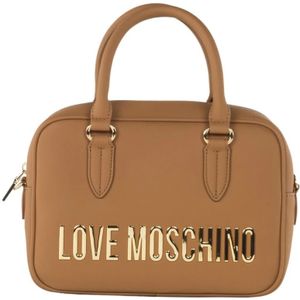 Love Moschino, Bold Love Tas Bruin, Dames, Maat:ONE Size