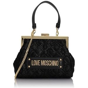 Love Moschino JC4021PP1I, handtas voor dames, zwart, Zwart