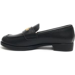 Love Moschino Ja10162g1i Mocassin in rijstijl voor dames, zwart.