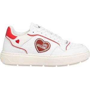 Love Moschino, Bold Love Sneakers Wit, Dames, Maat:38 EU
