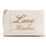 Love Moschino, Tassen, Dames, Beige, ONE Size, Ivory Tassen voor Stijlvolle Fashionistas