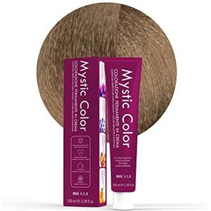Mystic Color – haarkleuring – permanente kleurcrème met arganolie en goudsbloem – langdurige kleuring – intens licht blond 8,0 – 100 ml