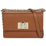 Furla Kleine Crossbodytas / Schoudertas Dames - Leer - Furla 1927 - Cognac