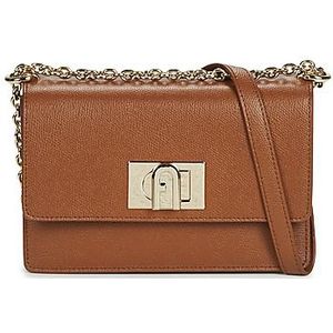 Furla 1927 Schoudertas Leer 20 cm cognac h