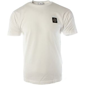 Stone Island, Heren, Tops, Wit, Maat: S Katoen,