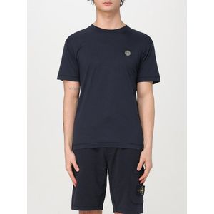 Stone Island, Heren, Tops, Blauw, Maat: XL Katoen,