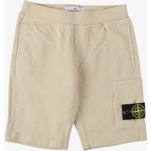 Stone Island - Junior Short - Sand - Elastieke Tailleband - Steekzakken
