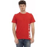 Bikkembergs Rode Katoenen T-Shirt