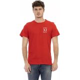 T-shirts - Rood - Crew Neck Short Sleeve T-shirt