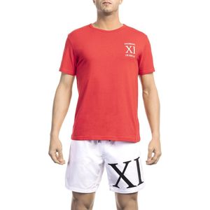T-shirts - Rood - Crew Neck Short Sleeve T-shirt