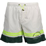 Karl Lagerfeld - Zwemshort - Wit - Hoogwaardige Materialen - Regular Fit