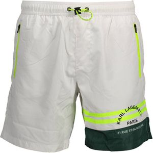 Karl Lagerfeld - Zwemshorts - Wit - Heren