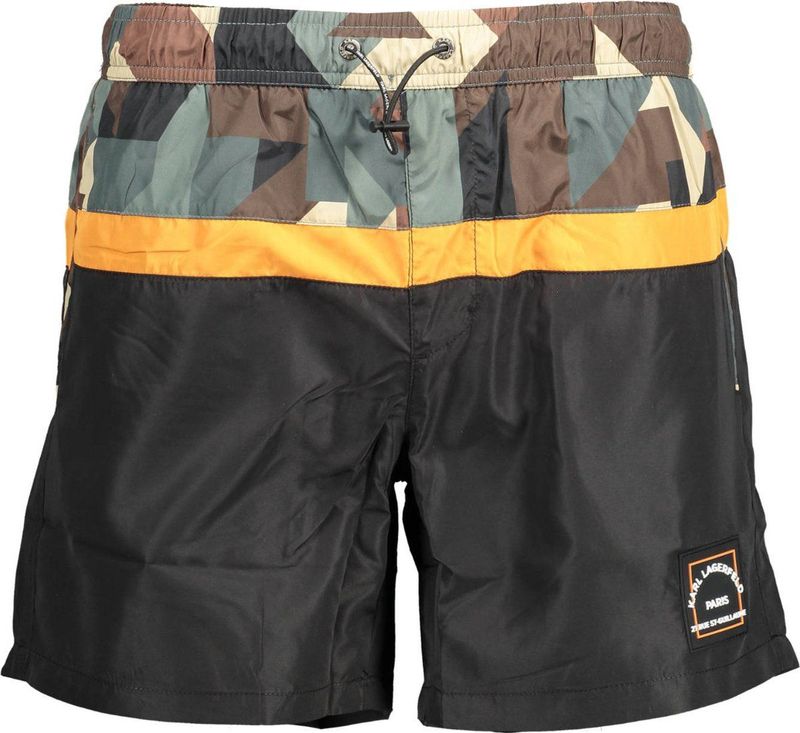 Zwemshort - Zwart - Hoogwaardige Stof - Sneldrogend - Verstelbare Tailleband