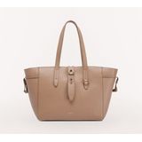 Tweekleurige tas in leer M Net FURLA. Leer materiaal. Maten één maat. Beige kleur