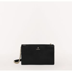 Furla Camelia Schoudertas Leer 20 cm  zwart