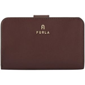 Furla, Compacte portemonnee met tien kaartsleuven en muntvakje Paars, Dames, Maat:ONE Size