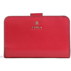 Furla, Accessoires, Dames, Rood, ONE Size, Leer, Compacte portemonnee met elegant design