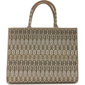 FURLA Schoudertas Shopper Opportunity Tote Bag Toni Color Gold Goudkleurig Beige