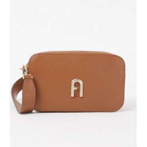 FURLA Primula mini crossbodytas van kalfsleer met logo