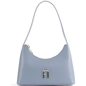 Handtas in leer MINI DIAMANTE FURLA. Leer materiaal. Maten één maat. Blauw kleur