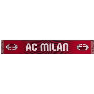 AC Milan officiële sjaal, afbeelding 2300251, jacquard gebreid, acryl, rood, zwart, één maat