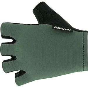 Santini Fietshandschoenen zomer Groen Heren - Cubo Cycling Gloves Military Green - XL