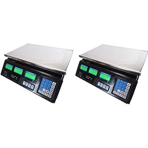 TEMPO DI SALDI Paar professionele digitale elektronische weegschalen met een gewicht van 5 g tot 40 kg