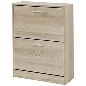 Baroni Home 12 paar emmers met 2 voorrand en dubbele diepte 24 x 63x81 cm