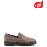 Made in Italia - Lucilla - Nette Schoenen - Grijs - Leer