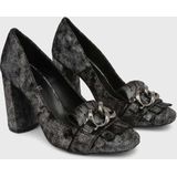 Made in Italia - Pumps - Zwart - Leer - Velvet Chain
