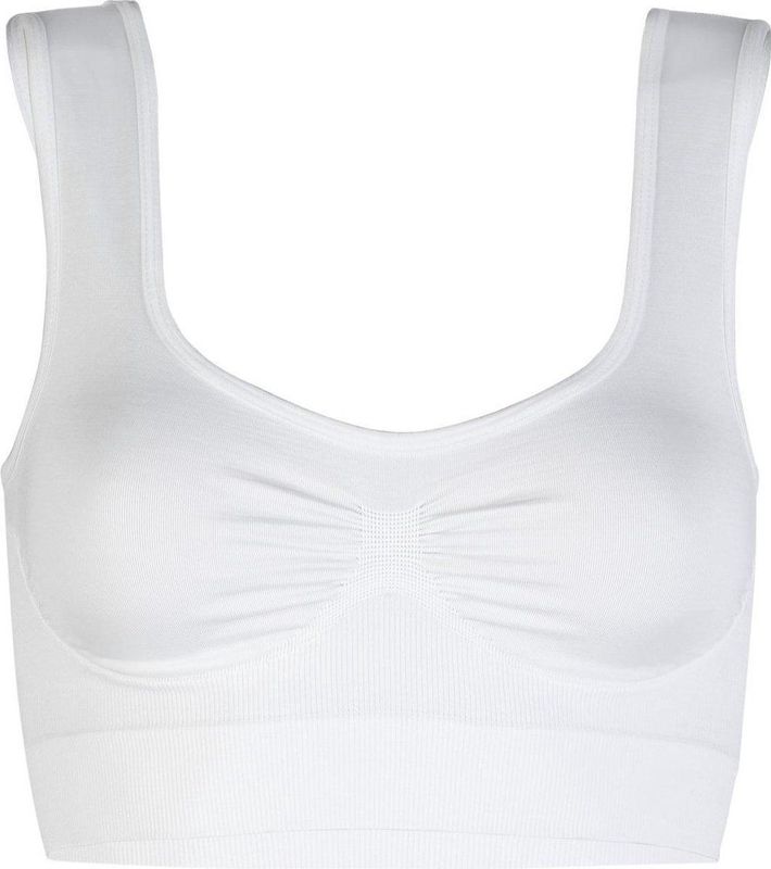 Bodyboo - BB1085 - Sportbeha - Wit