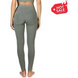 Bodyboo - BB24004 - Legging - Groen - Hoog Getailleerd Met Push-Up Effect
