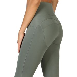Bodyboo - BB24004 - Legging - Groen - Hoog Getailleerd Met Push-Up Effect