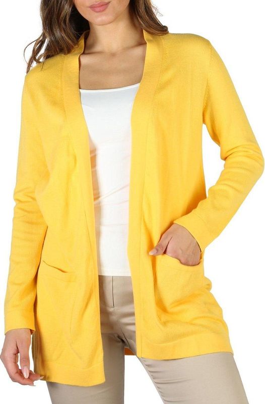 Fontana Milano 1915 - Cardigan - Geel - 100% Katoen