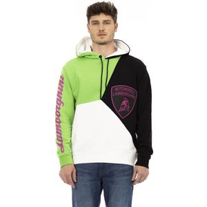 Lamborghini - Colorblock Hoodie - Sweatshirt - Wit
