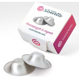 Silverette | zilveren tepelkapjes | maat REGULAR | 925 Zilver | tepelbescherming | nursing cups