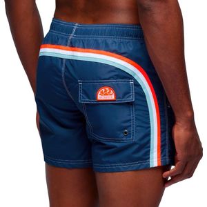 Sundek Zwemshort Heren - Blauw, Oranje, Wit, Licht Blauw - Normale Pasvorm