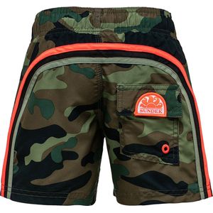 Sundek - Stretch-Taille Zwemshort - Camouflage - Micropeach Polyester
